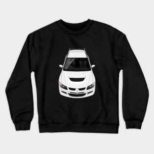 Lancer Evolution VIII Evo 8 2003-2005 - White Crewneck Sweatshirt